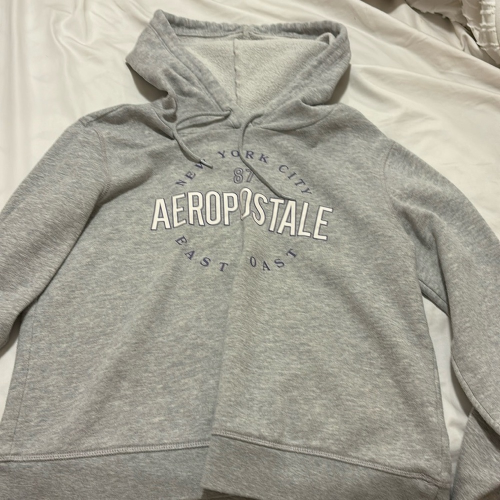 Cute Aeropostale Medium Grey Hoodie.